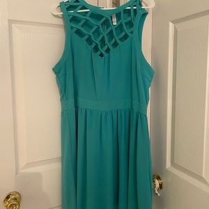 Teal dress